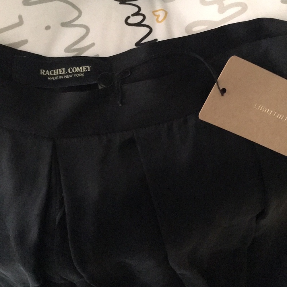 Silk black pants